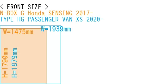 #N-BOX G Honda SENSING 2017- + TYPE HG PASSENGER VAN XS 2020-